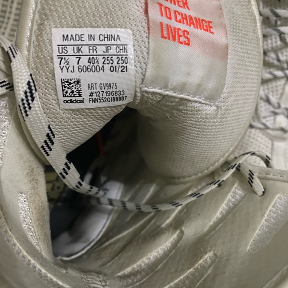 Adidas Box Hog 3 White/Black Boxing Gym Sparring Shoes Men’s Size 7.5 (GV9975) - Picture 8 of 10